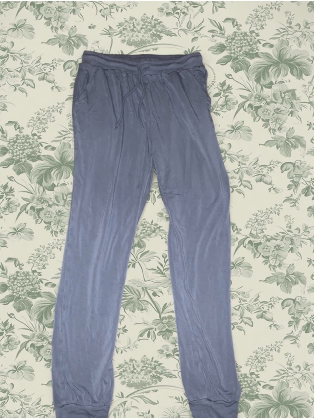 Posh Peanut Men's Blue Drawstring Jogger Pants